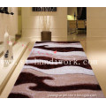 Modern design shaggy carpet rug